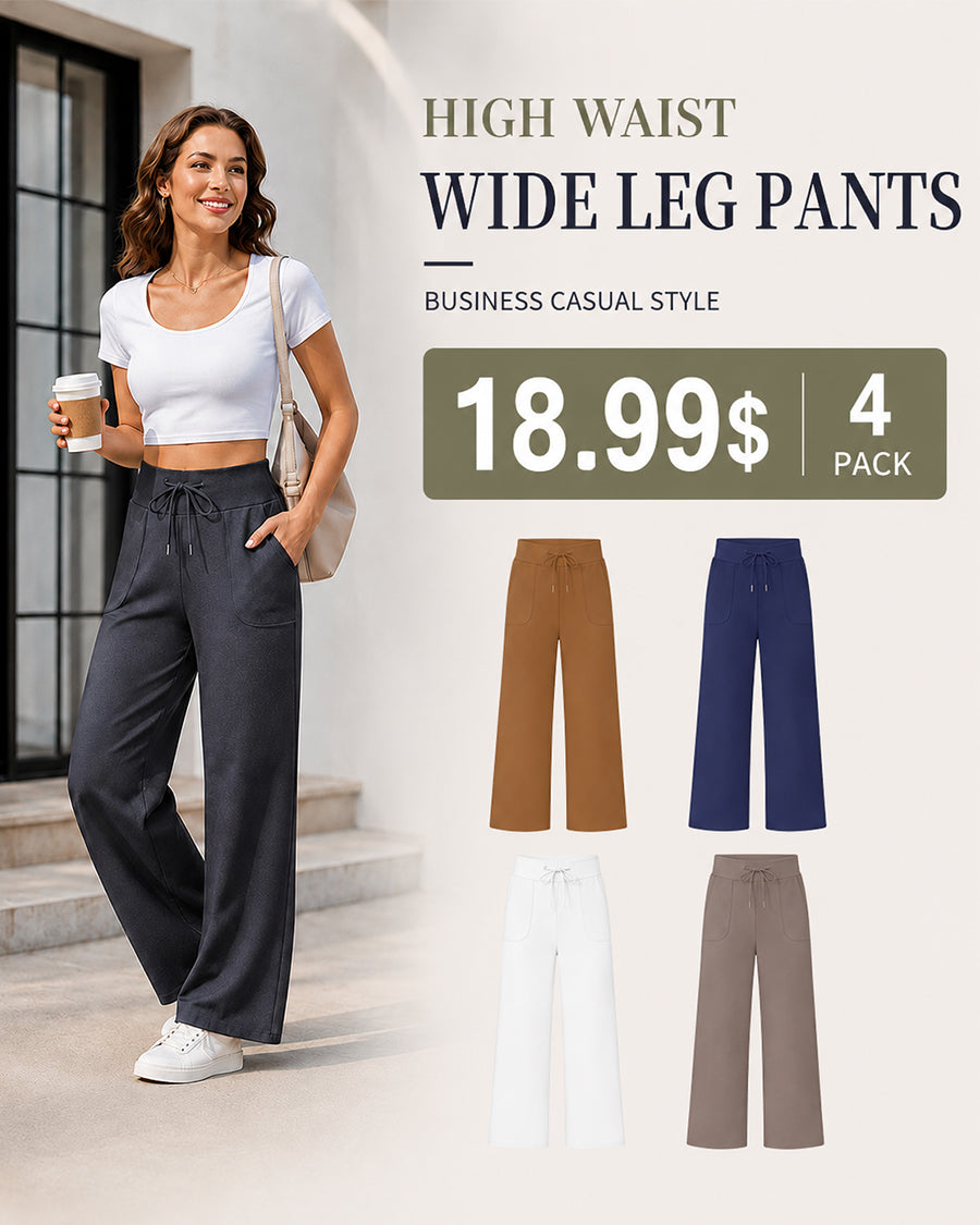 Business Casual High-Waist Wide Leg Pants Tall