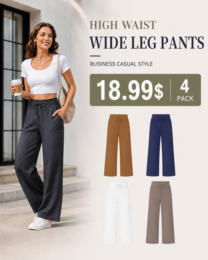 Business Casual High-Waist Wide Leg Pants Tall