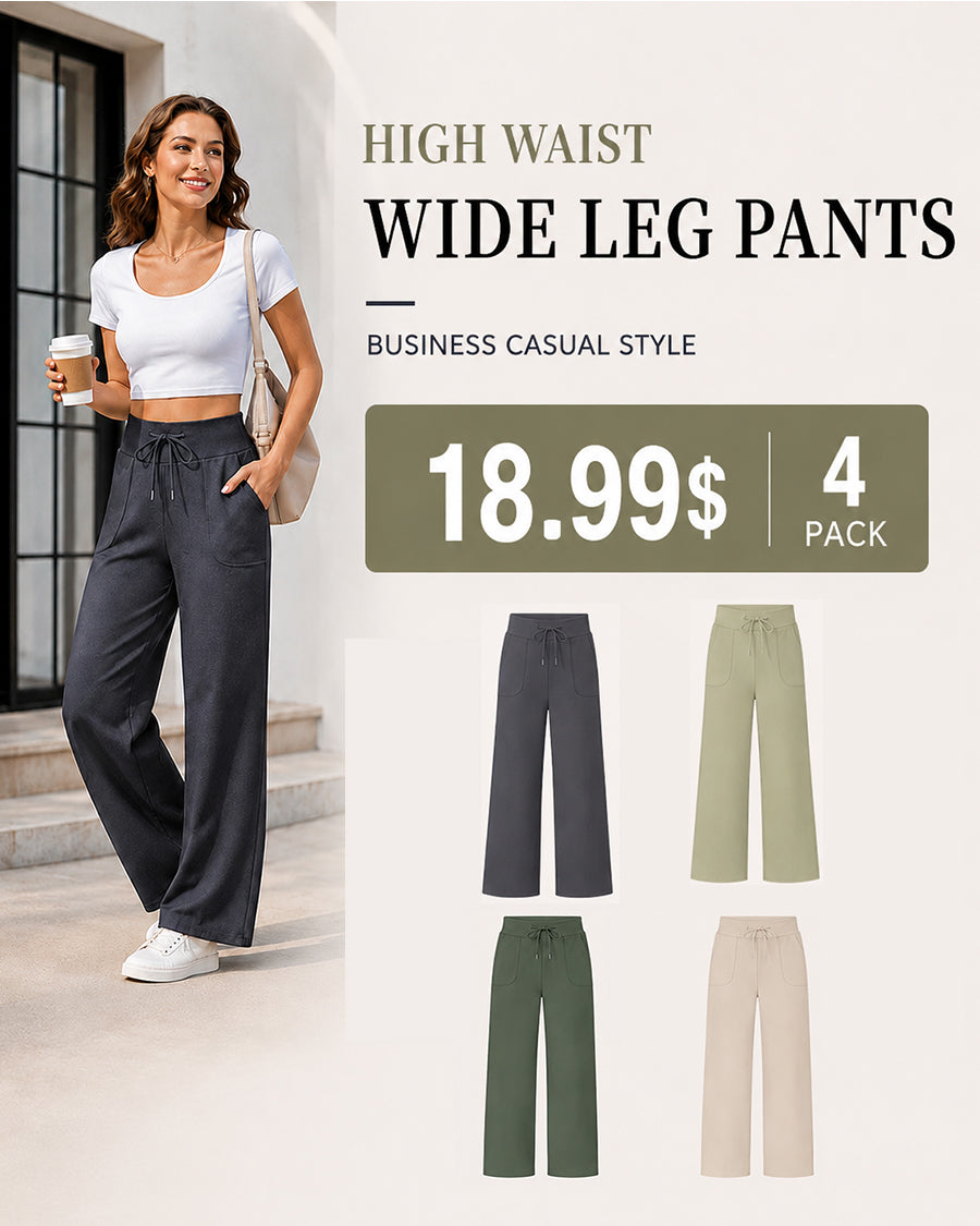 Business Casual High-Waist Wide Leg Pants Tall